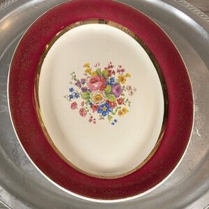 vintage "Aristocrat" pattern serving platter